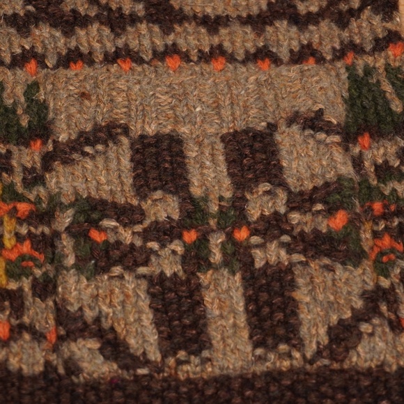 RRL Double RL Ralph Lauren Hand-Knit Fair Isle & Mallard Cardigan XS Brand New - Picture 4 of 13